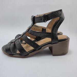 NINE WEST Youth Girls Sandals with Heel Size 13